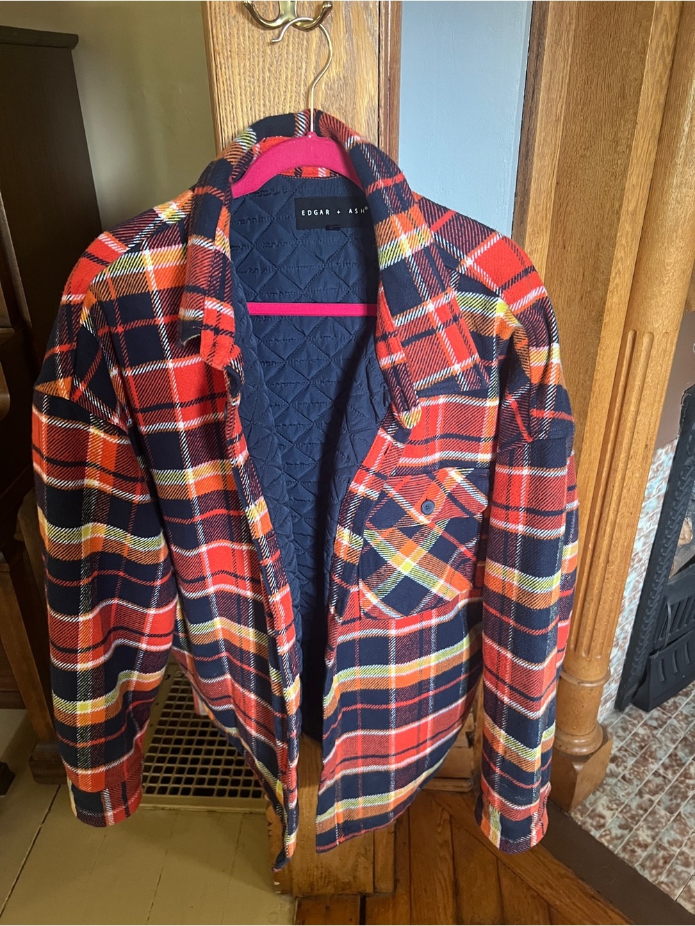 Edgar & Ash Men’s Fall Plaid Shirt Jacket shacket